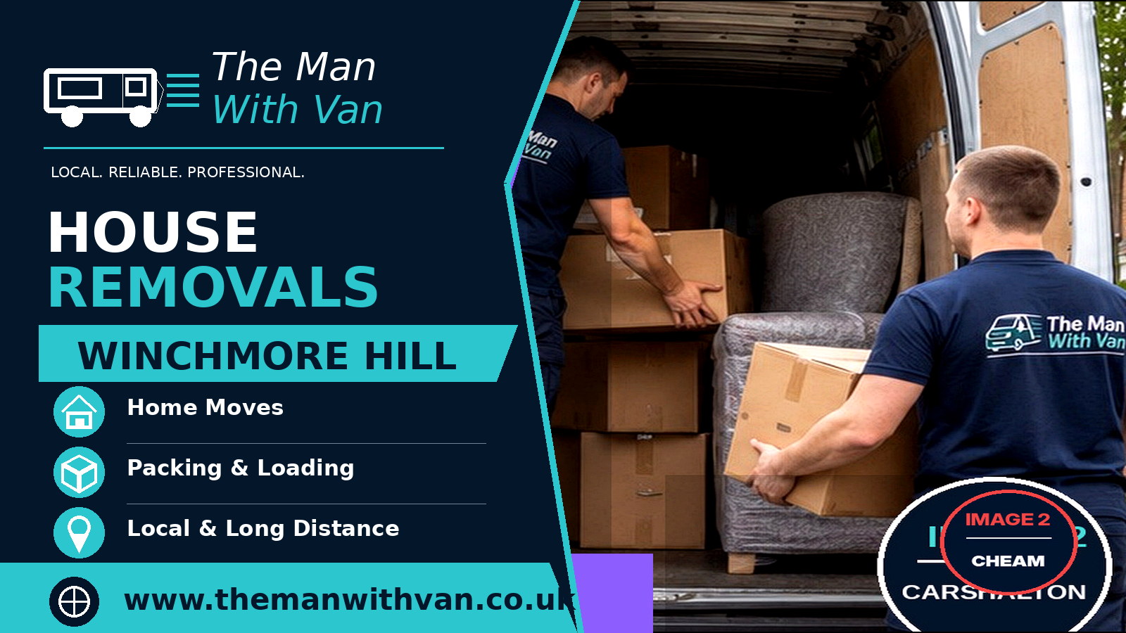 House removals in Winchmore Hill, N21