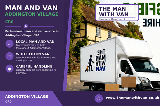 Man and van in Addington Village, CR0