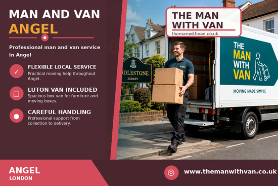 Man and van in Angel, N1