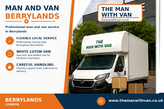 Man and van in Berrylands, KT5