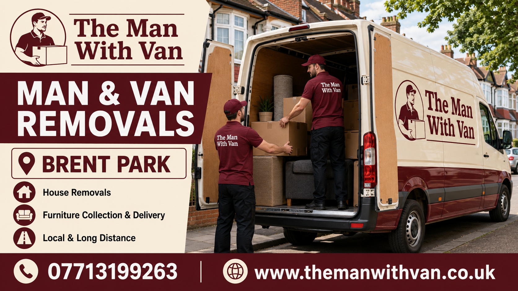 Man and van in Brent Park, NW10