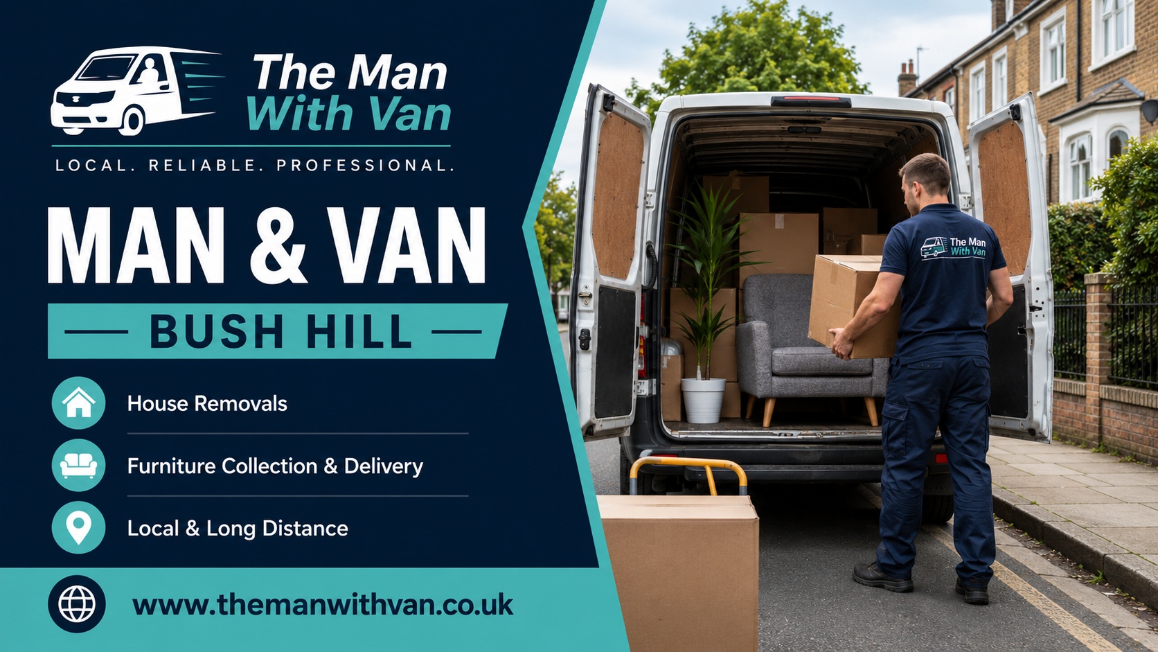 Man and van in Bush Hill, EN1