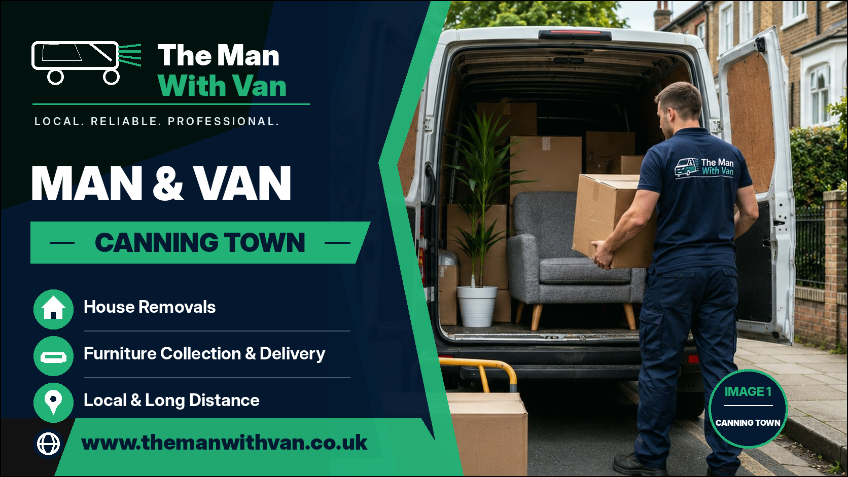 Man and van in Canning Town, E16