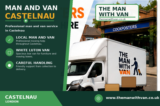Man and van in Castelnau, SW13