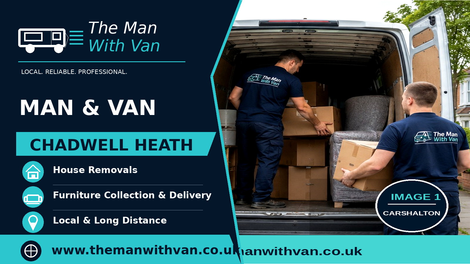 Man and van in Chadwell Heath, RM6