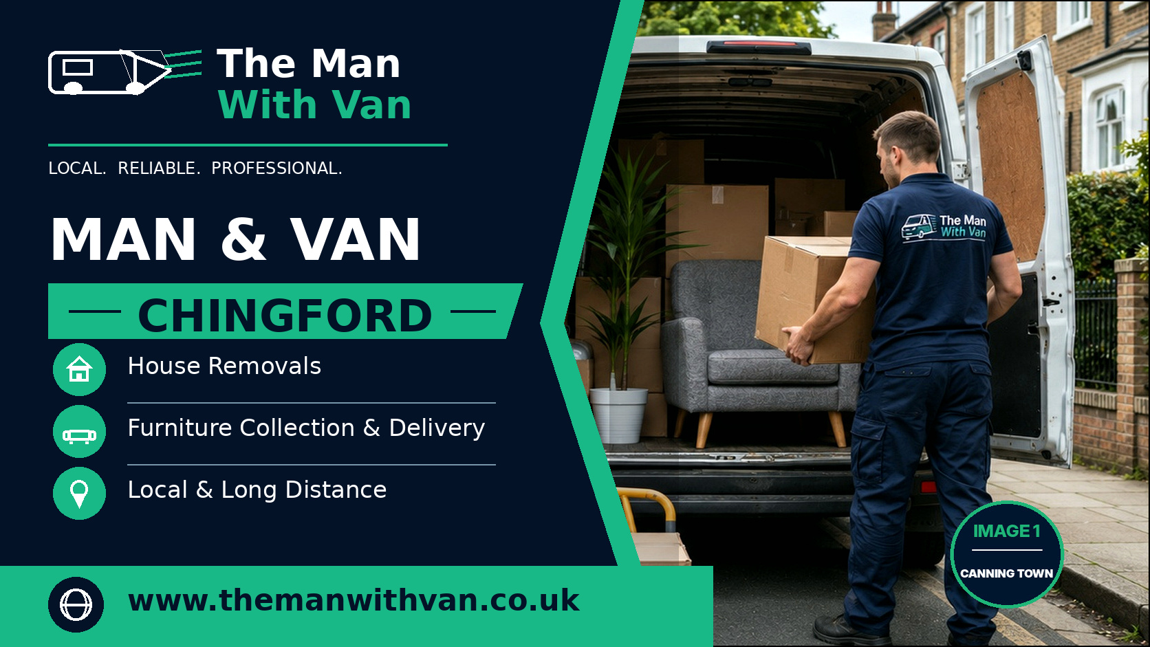 Man and van in Chingford, E4