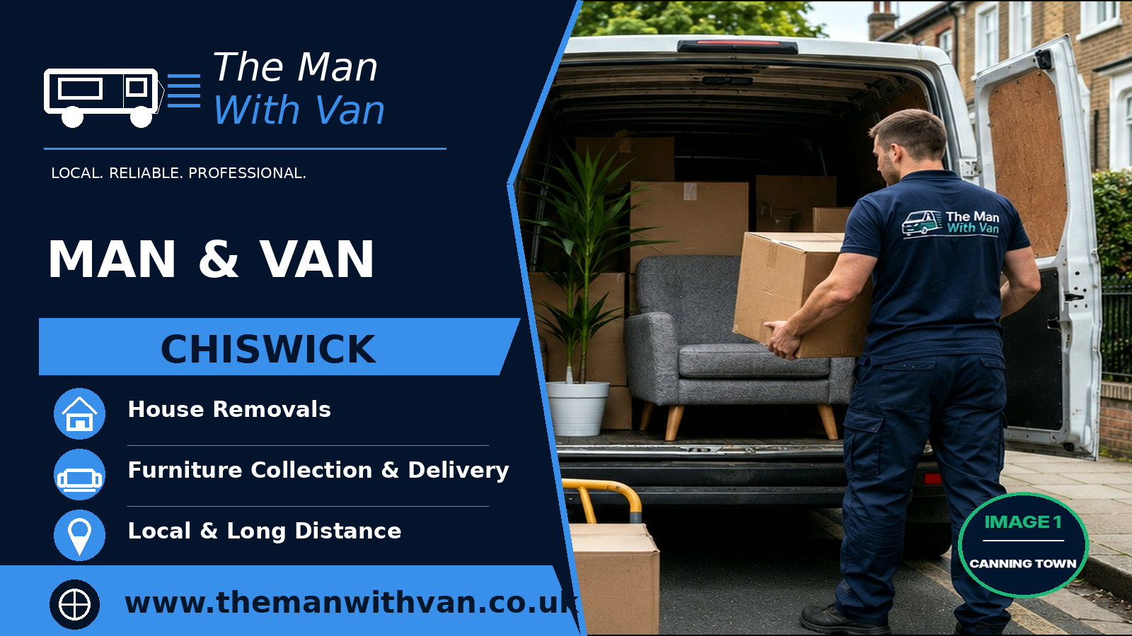 Man and van in Chiswick, W4