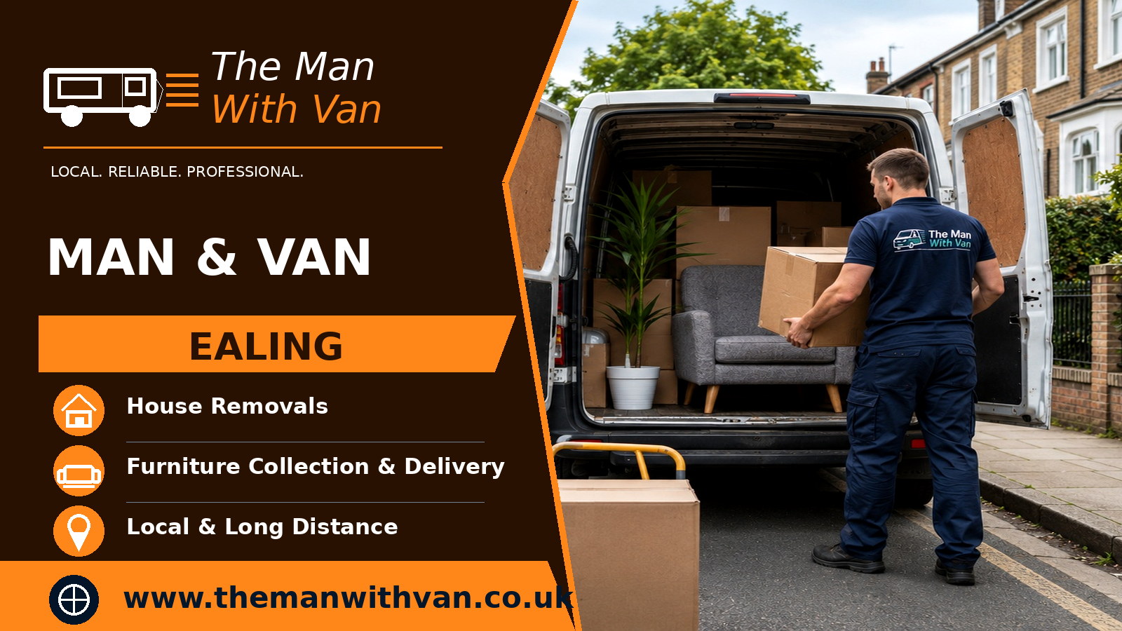 Man and van in Ealing, W5