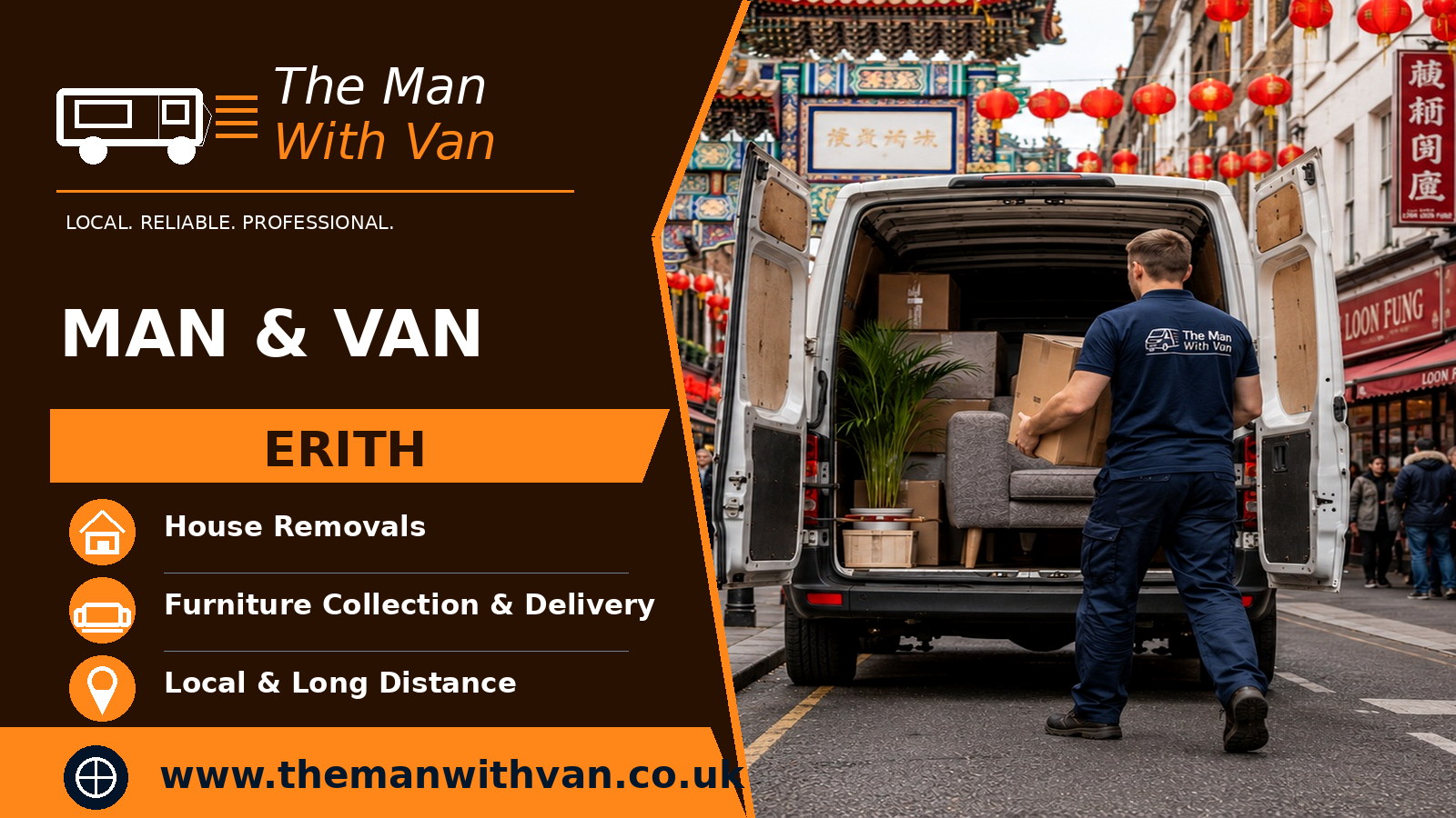 Man and van in Erith, DA8