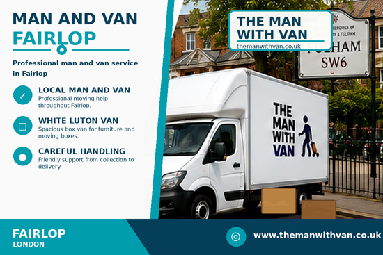Man and van in Fairlop, IG6