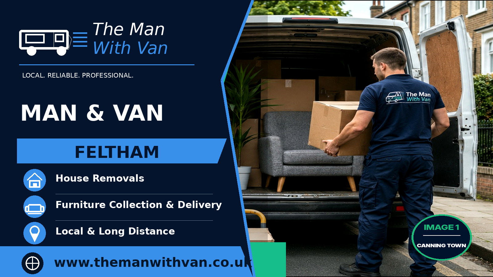 Man and van in Feltham, TW13