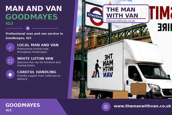 Man and van in Goodmayes, IG3