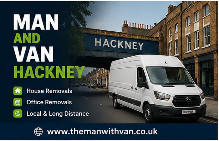 Man and van in Hackney, E8