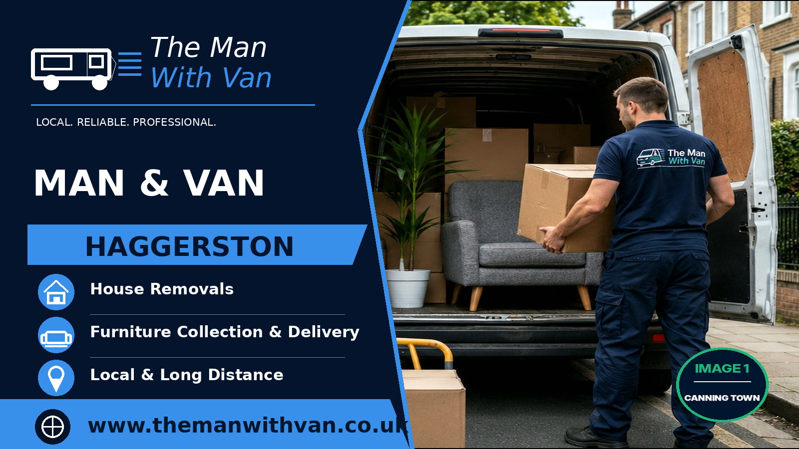 Man and van in Haggerston, E2