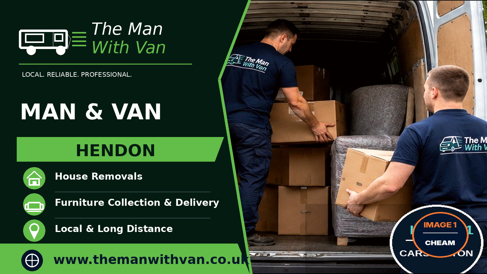 Man and van in Hendon, NW4