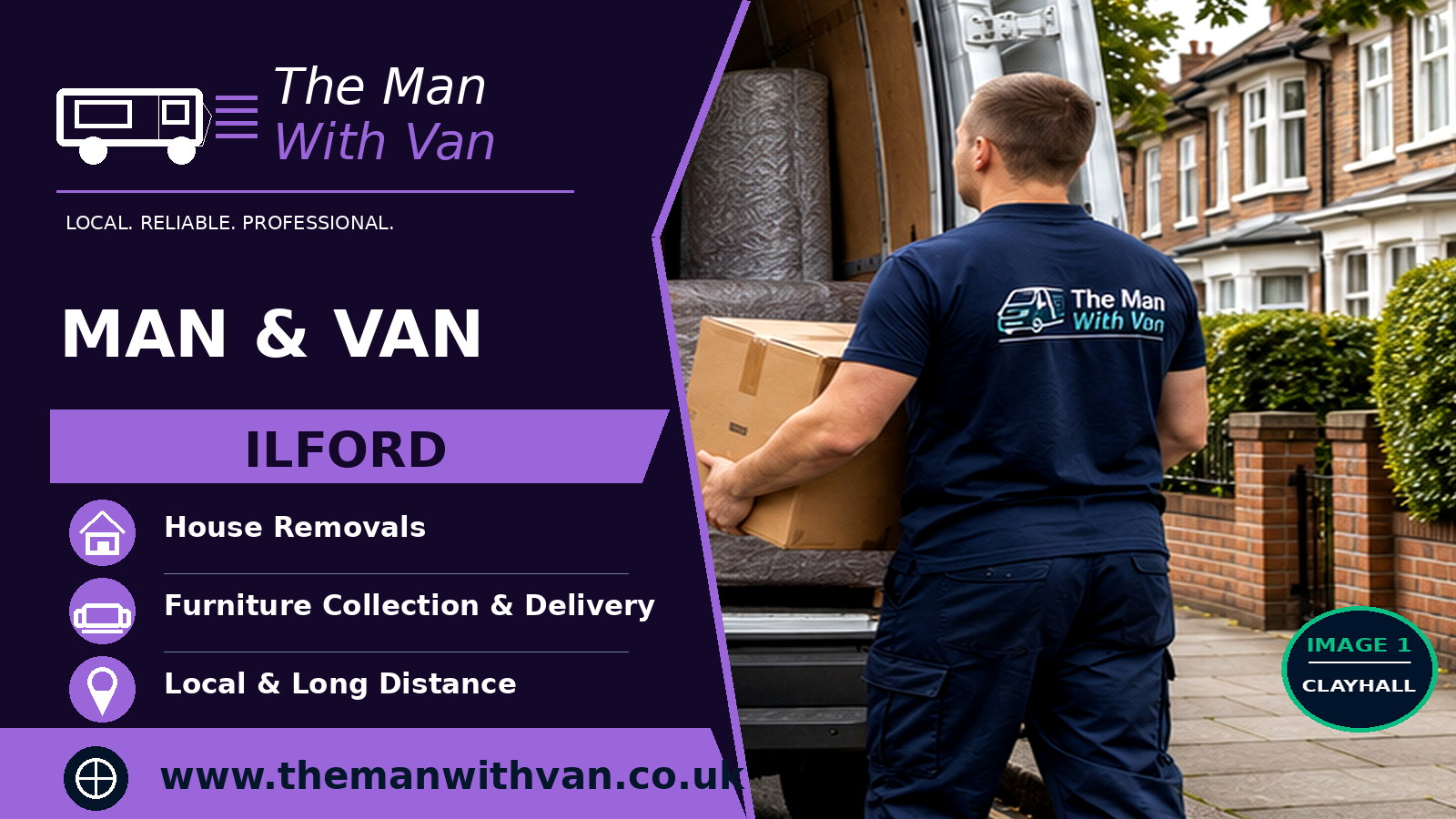 Man and van in Ilford, IG1
