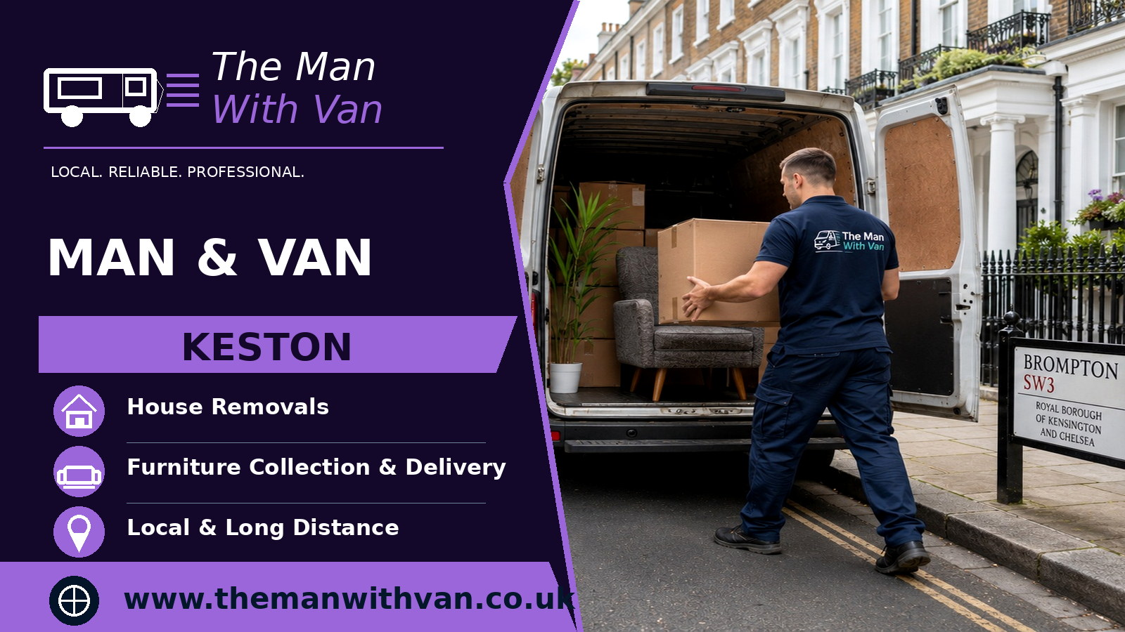 Man and van in Keston, BR2