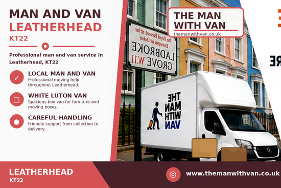 Man and van in Leatherhead, KT22