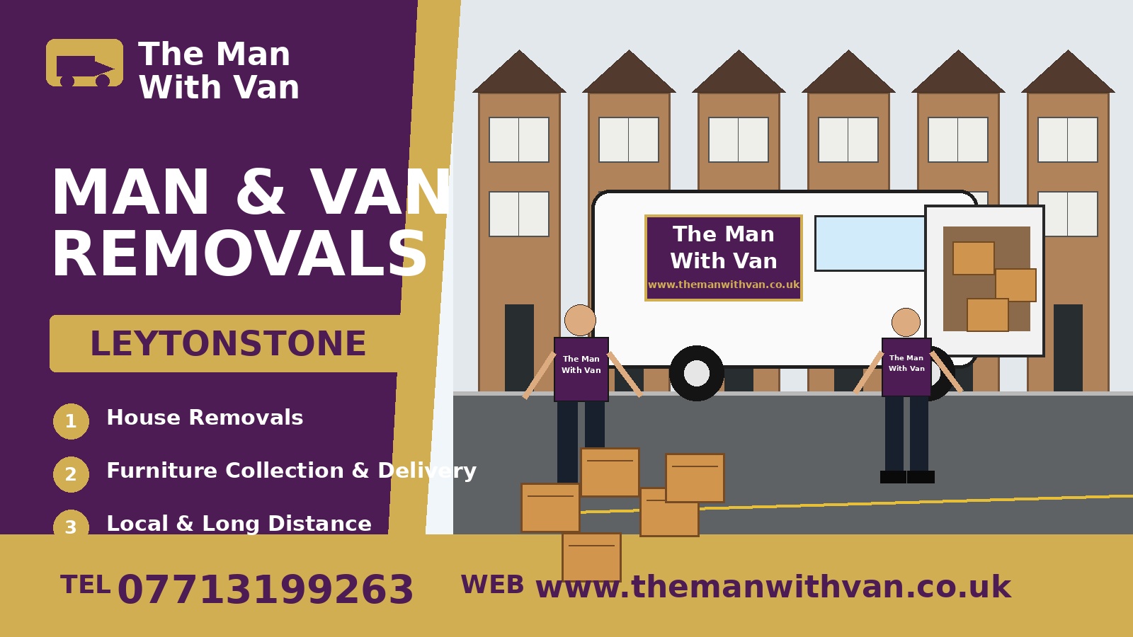 Man and van in Leytonstone, E11