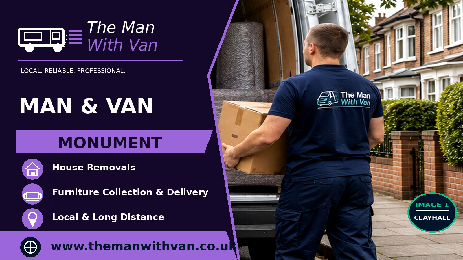 Man and van in Monument, EC3