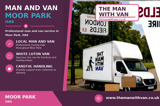 Man and van in Moor Park, HA6