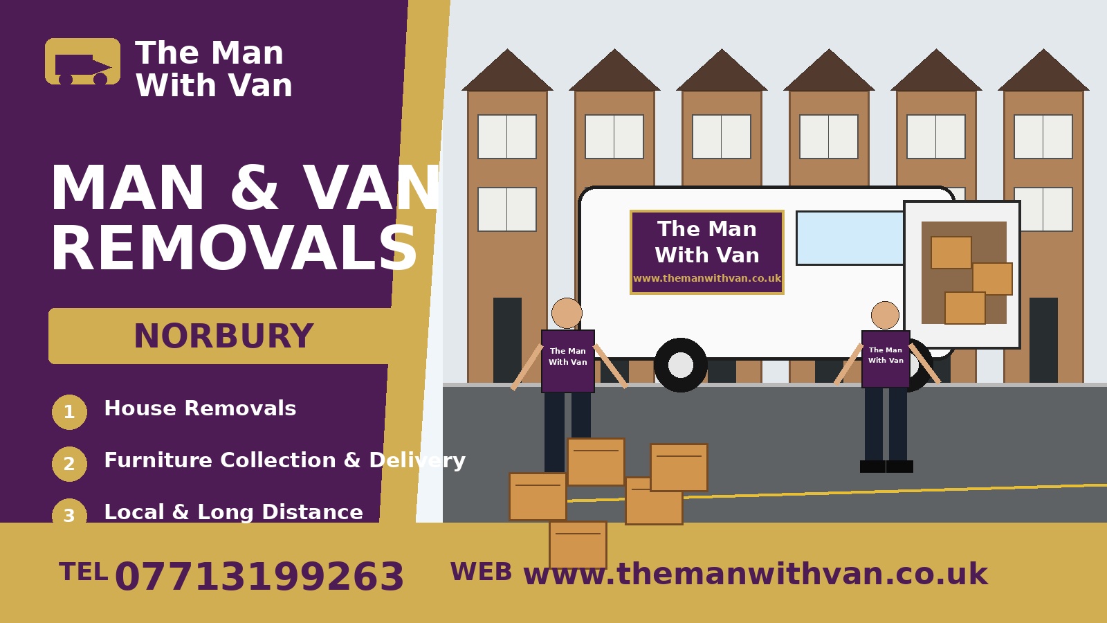 Man and van in Norbury, SW16