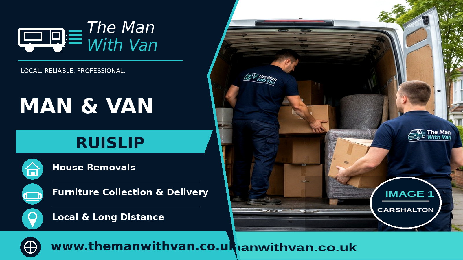 Man and van in Ruislip, HA4