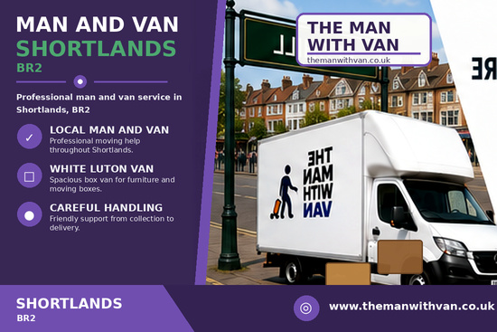 Man and van in Shortlands, BR2