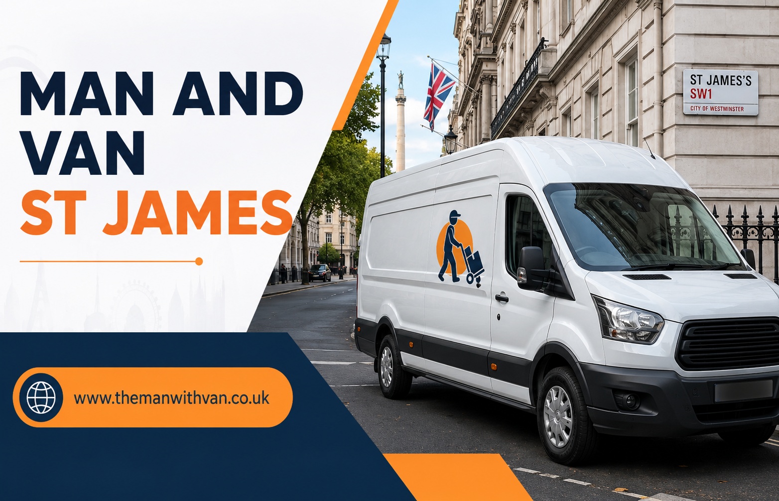 Man and van in St James's, SW1