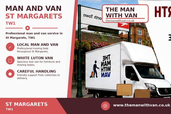 Man and van in St Margarets, TW1