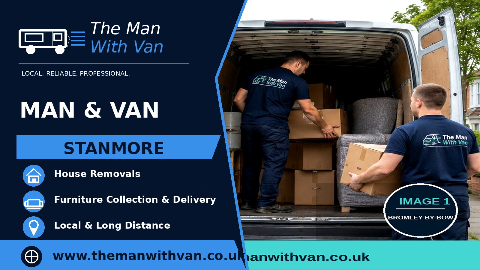 Man and van in Stanmore, HA7