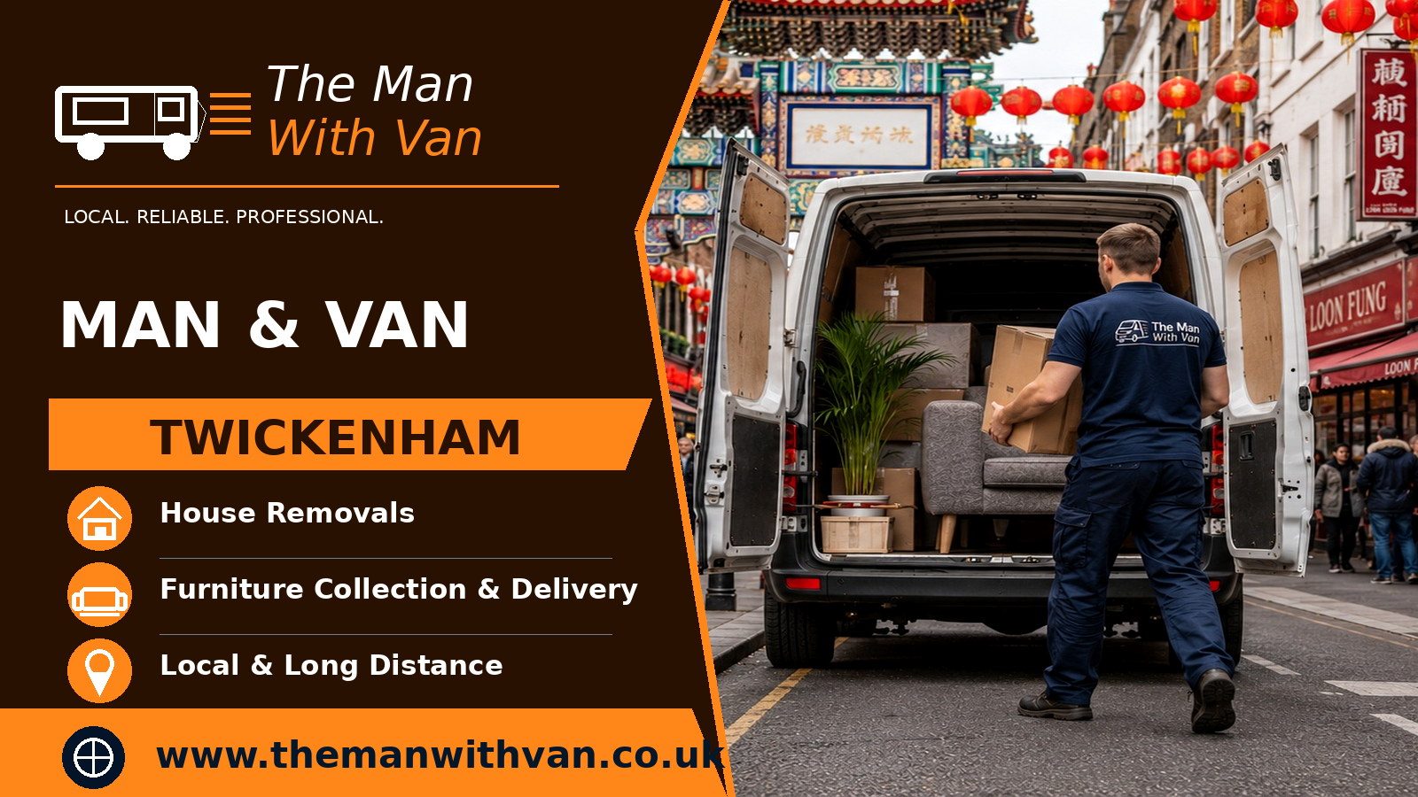 Man and van in Twickenham, TW1