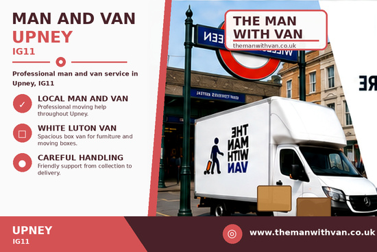 Man and van in Upney, IG11