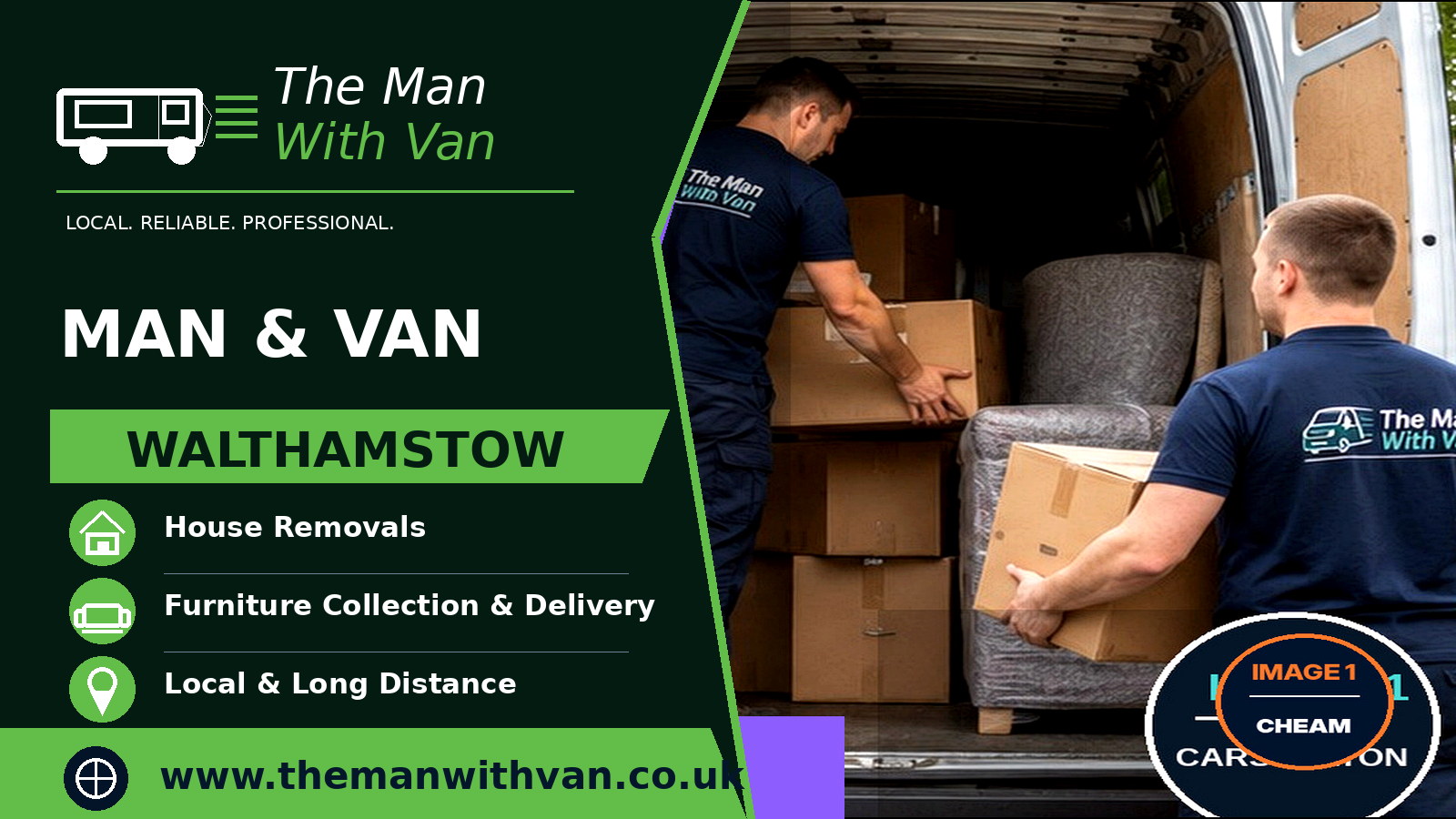 Man and van in Walthamstow, E17