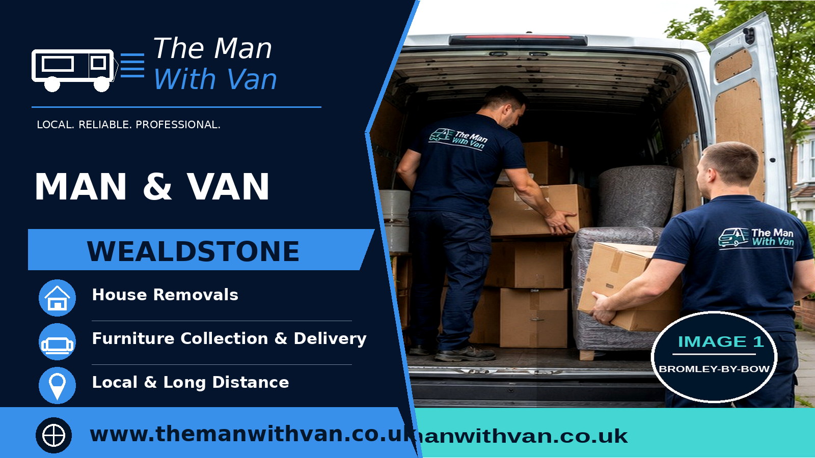 Man and van in Wealdstone, HA3