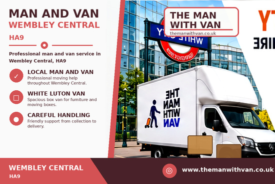Man and van in Wembley Central, HA9
