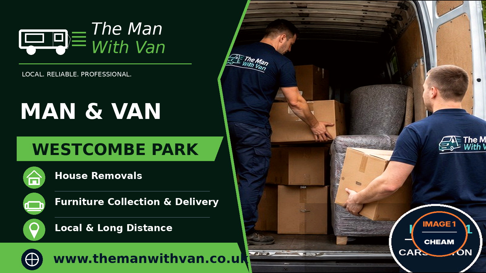 Man and van in Westcombe Park, SE3