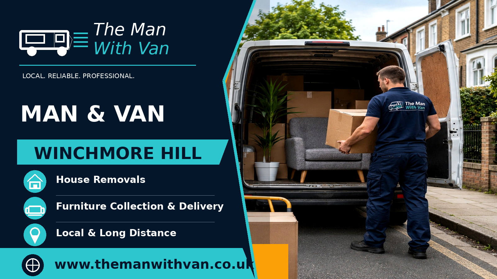 Man and van in Winchmore Hill, N21