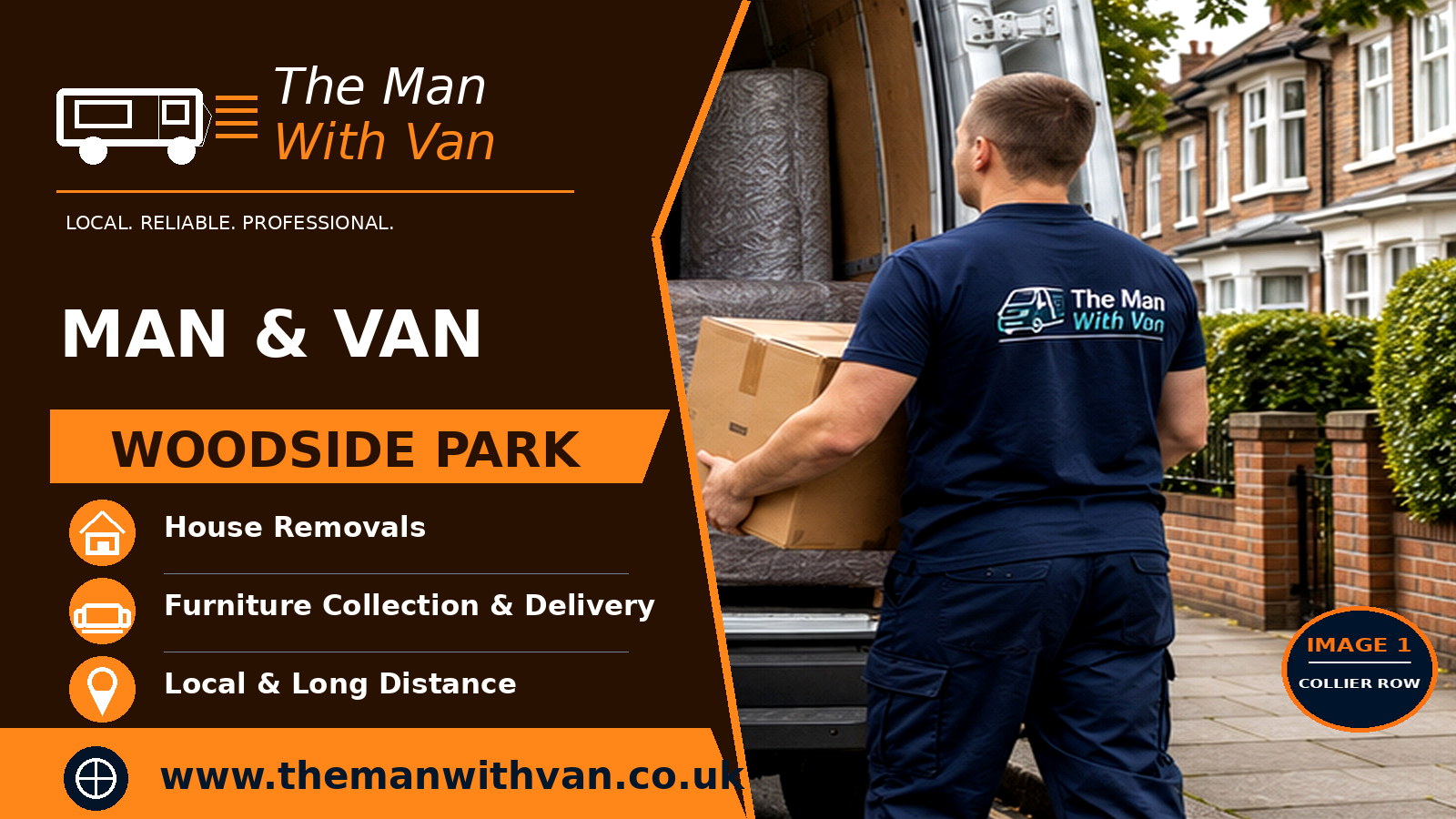 Man and van in Woodside Park, N12