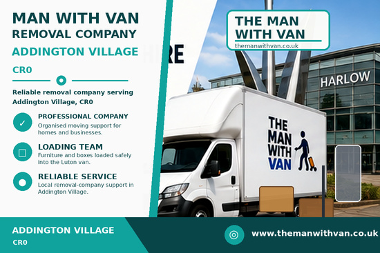 Man with a van removal company in Addington Village, CR0