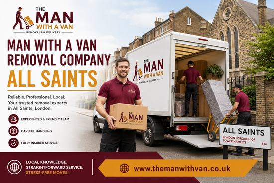 Man with a van removal company in All Saints, E14