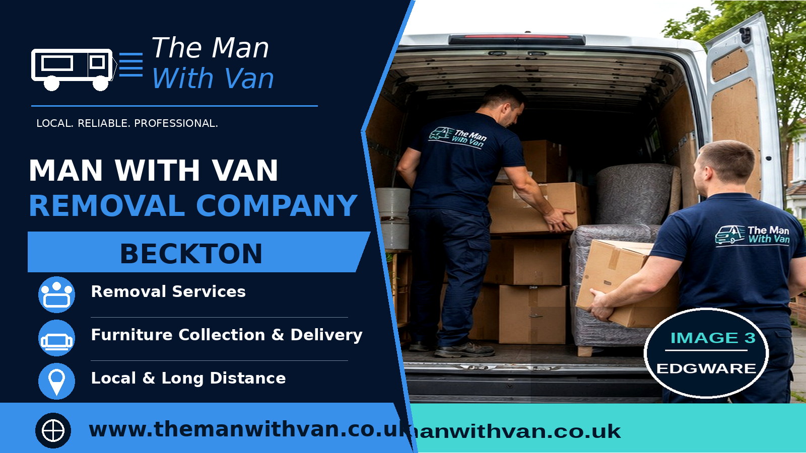Man with a van removal company in Beckton, E6