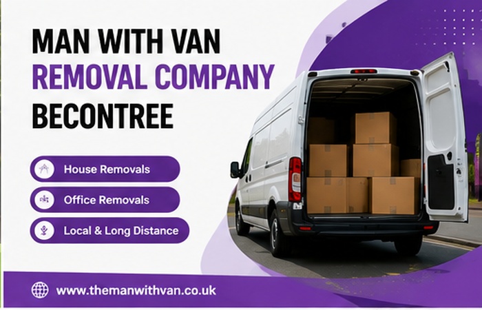 Man with a van removal company in Becontree, RM8