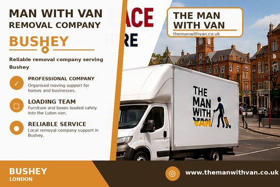 Man with a van removal company in Bushey, WD23