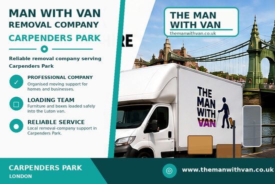 Man with a van removal company in Carpenders Park, WD19