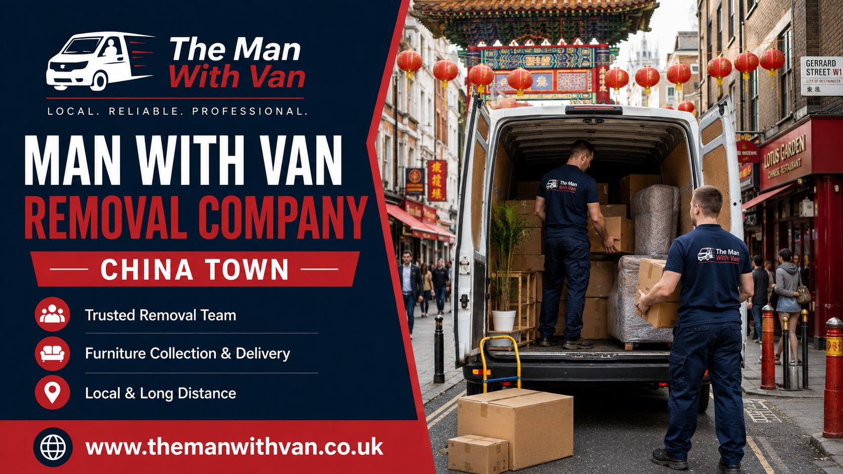 Man with a van removal company in Chinbrook, SE12