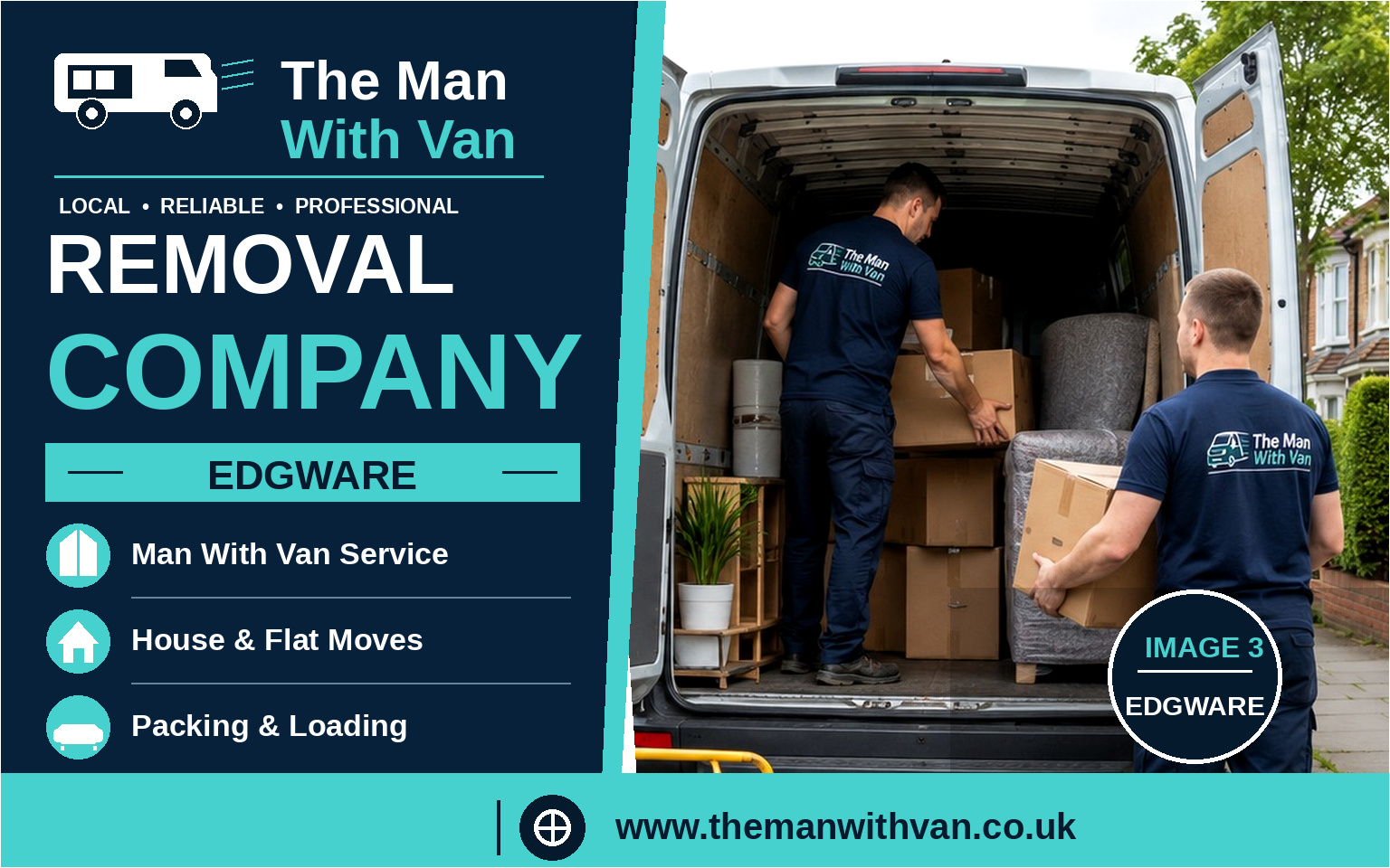 Man with a van removal company in Edgware, HA8