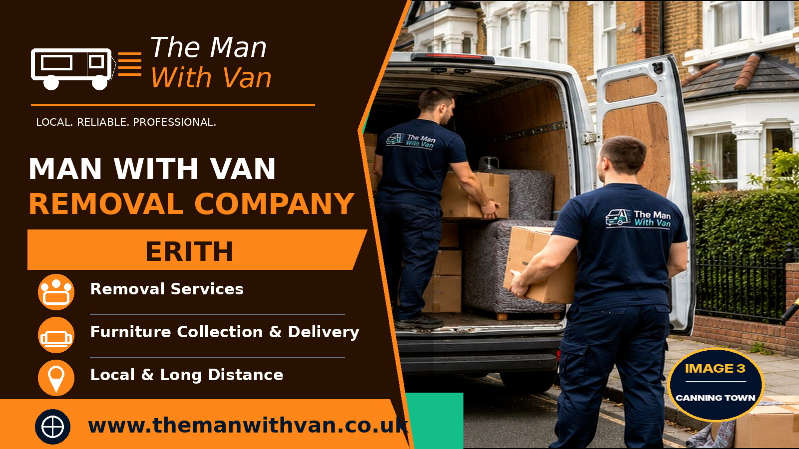 Man with a van removal company in Erith, DA8