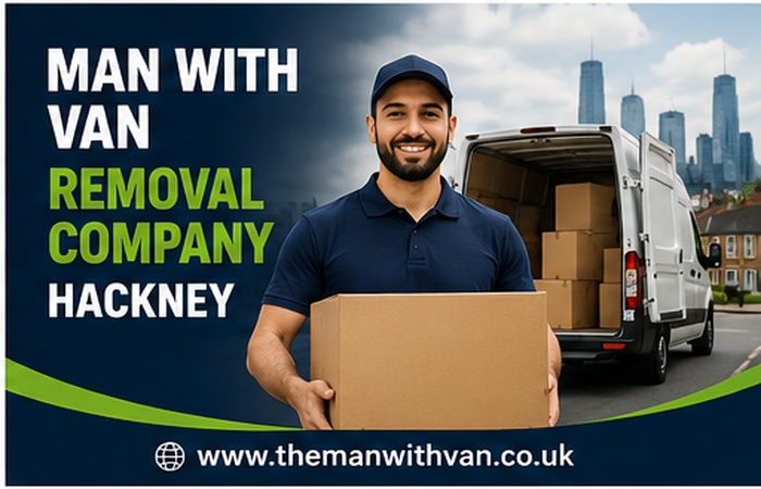 Man with a van removal company in Hackney, E8
