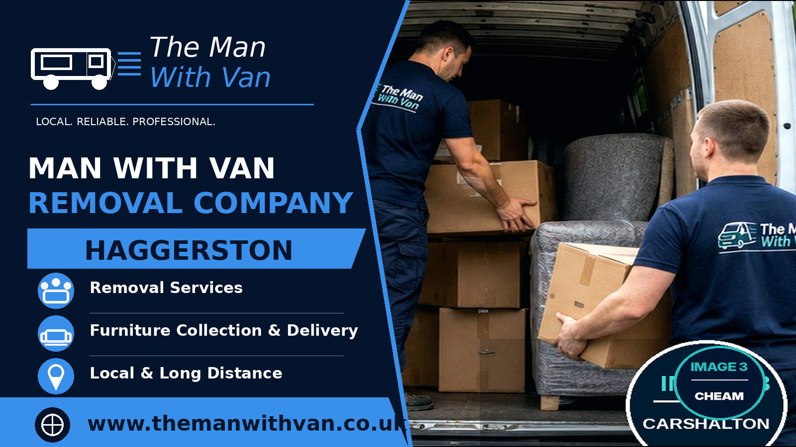 Man with a van removal company in Haggerston, E2